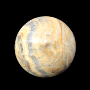 Bumblebee Calcite sphere 80g in sunlight - Rocks and Things Store