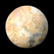 Bumblebee Calcite sphere 80g in sunlight - Rocks and Things Store