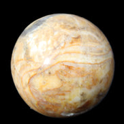 Bumblebee Calcite sphere 80g in sunlight - Rocks and Things Store