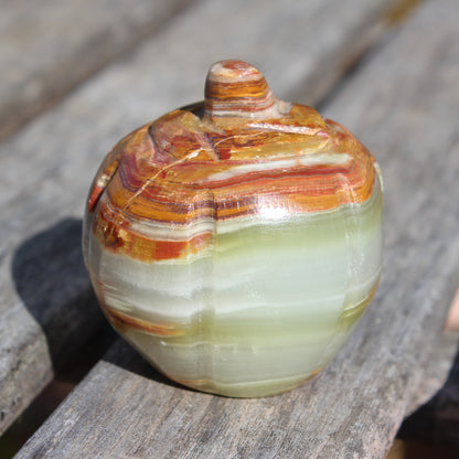 Afghan Jade hand-carved pumpkin 172g
