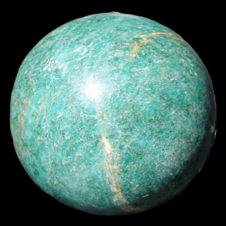 Amazonite sphere 679g in sunlight - Rocks and Things Store