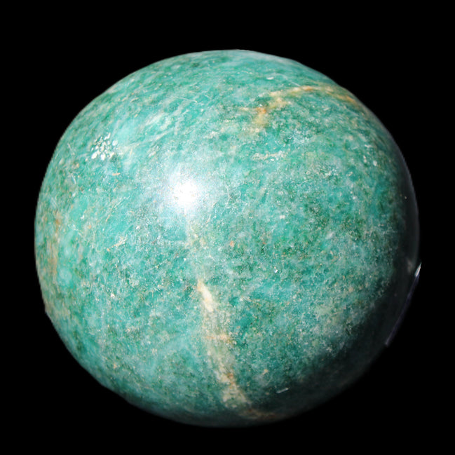 Amazonite sphere 679g in sunlight - Rocks and Things Store