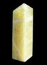 Lemon Calcite obelisk 543g in sunlight - Rocks and Things Store