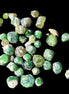Green Garnets from Pakistan approx. 20-60 tiny crystals 10g in sunlight - Rocks and Things Store