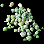 Green Garnets from Pakistan approx. 20-60 tiny crystals 10g in sunlight - Rocks and Things Store