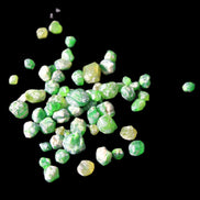 Green Garnets from Pakistan approx. 20-60 tiny crystals 10g in sunlight - Rocks and Things Store