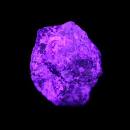 Green Garnet from Pakistan 25*21mm crystal 21g in UV light - Rocks and Things Store