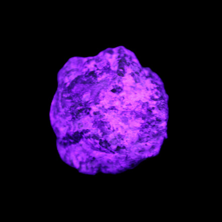 Green Garnet from Pakistan 25*21mm crystal 21g in UV light - Rocks and Things Store