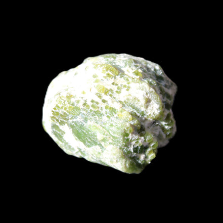 Green Garnet from Pakistan 25*21mm crystal 21g in sunlight - Rocks and Things Store