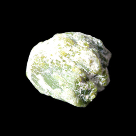Green Garnet from Pakistan 25*21mm crystal 21g in sunlight - Rocks and Things Store