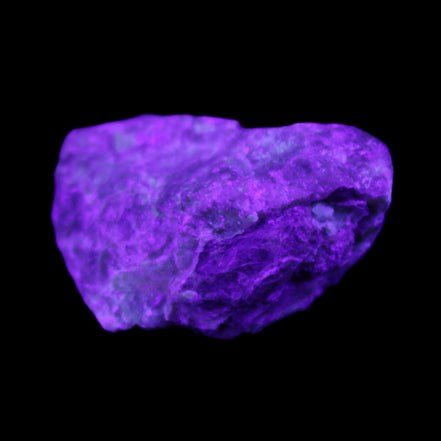Green Garnet from Pakistan 26*20*14mm crystal 14.4g in UV light - Rocks and Things Store