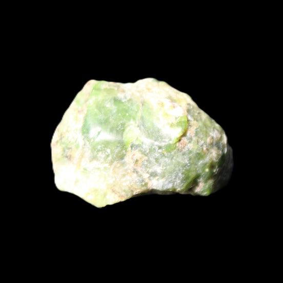 Green Garnet from Pakistan 26*20*14mm crystal 14.4g in sunlight - Rocks and Things Store