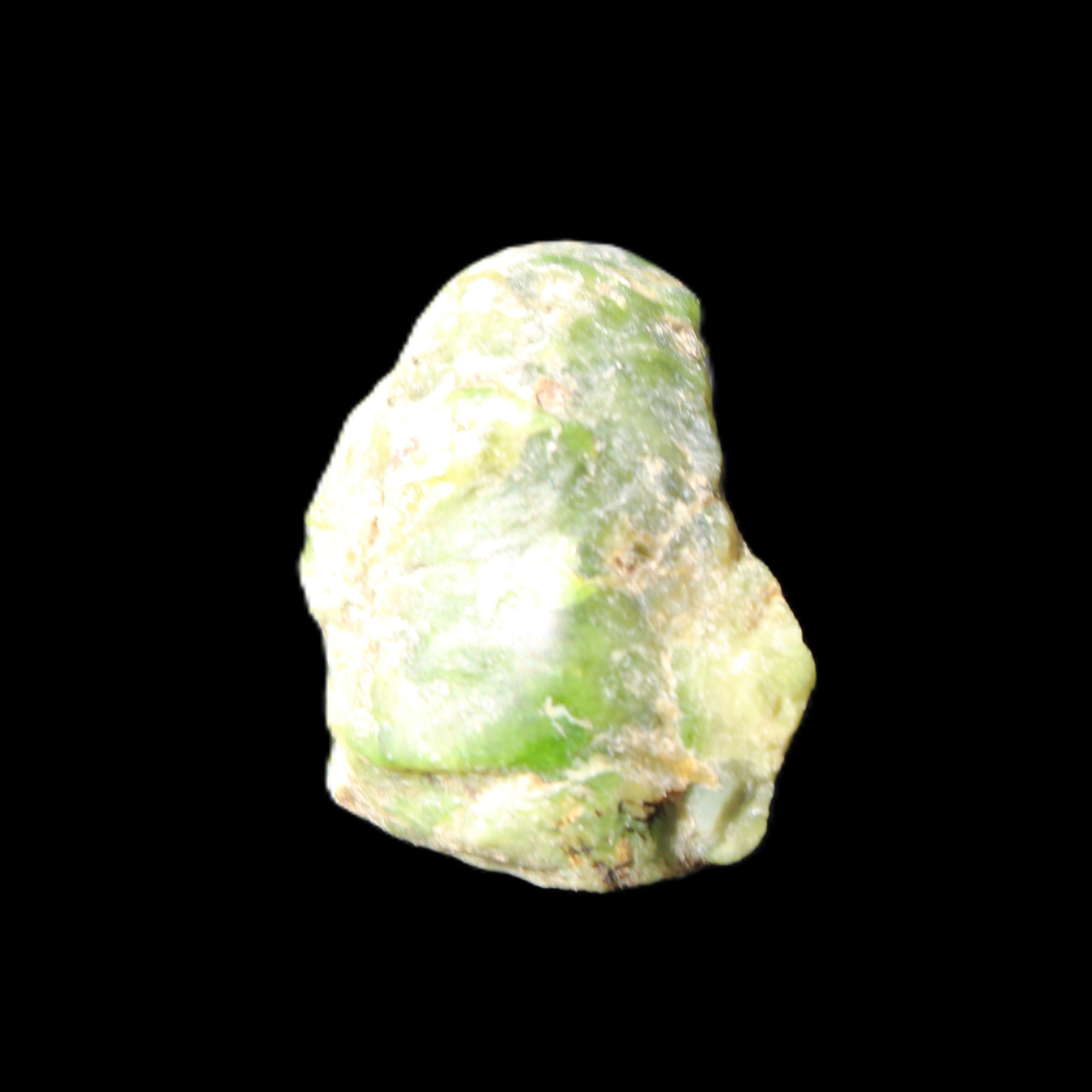 Green Garnet from Pakistan 26*20*14mm crystal 14.4g in sunlight - Rocks and Things Store