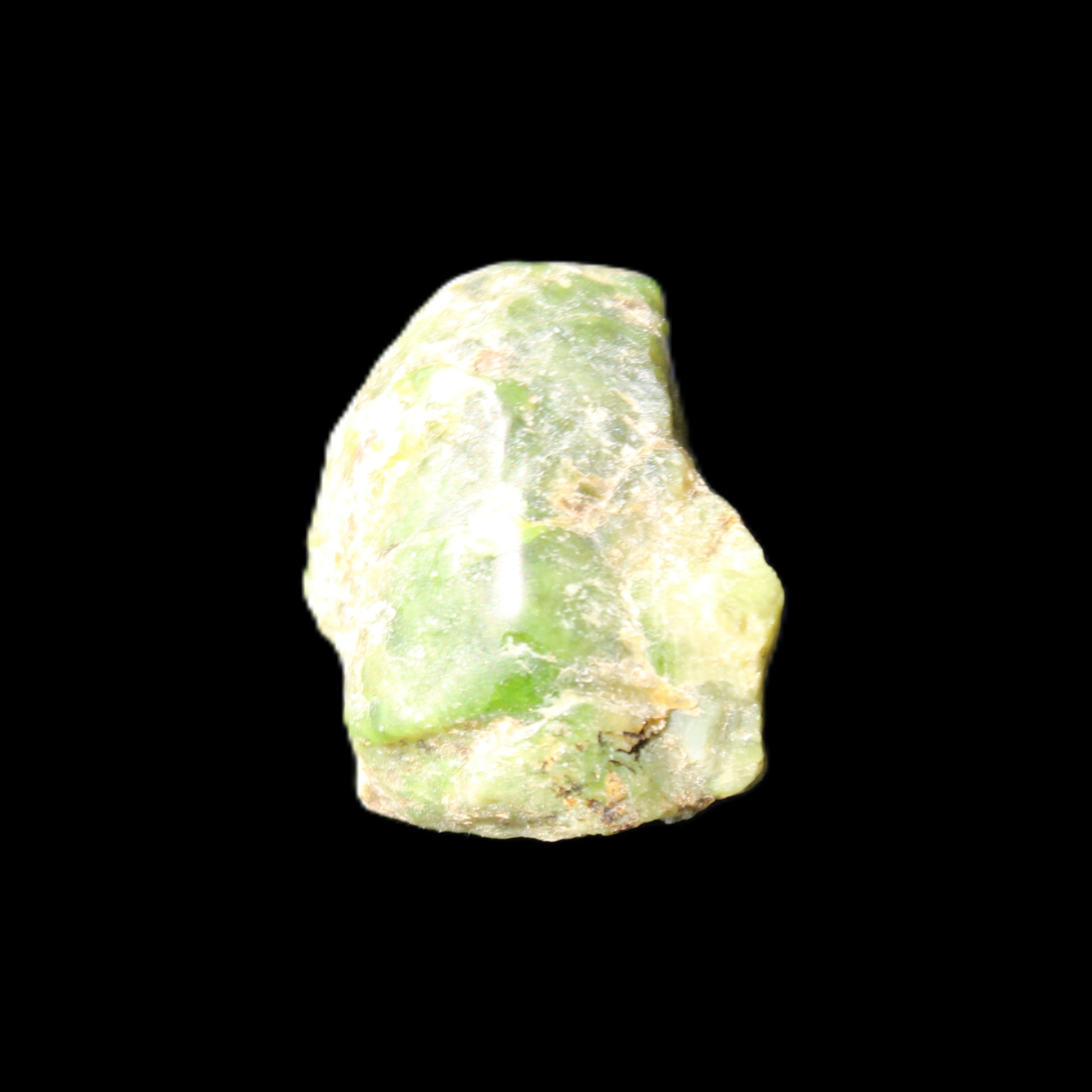 Green Garnet from Pakistan 26*20*14mm crystal 14.4g in sunlight - Rocks and Things Store