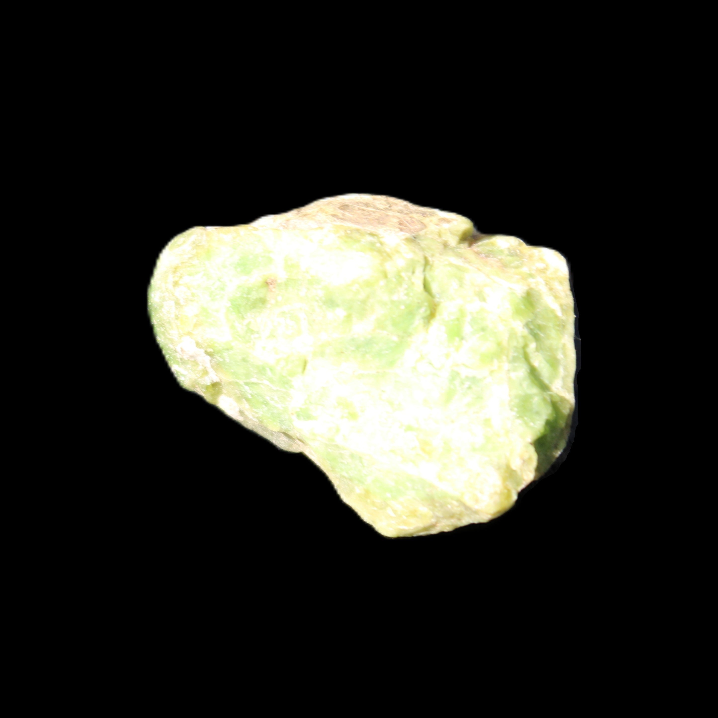 Green Garnet from Pakistan 26*20*14mm crystal 14.4g in sunlight - Rocks and Things Store