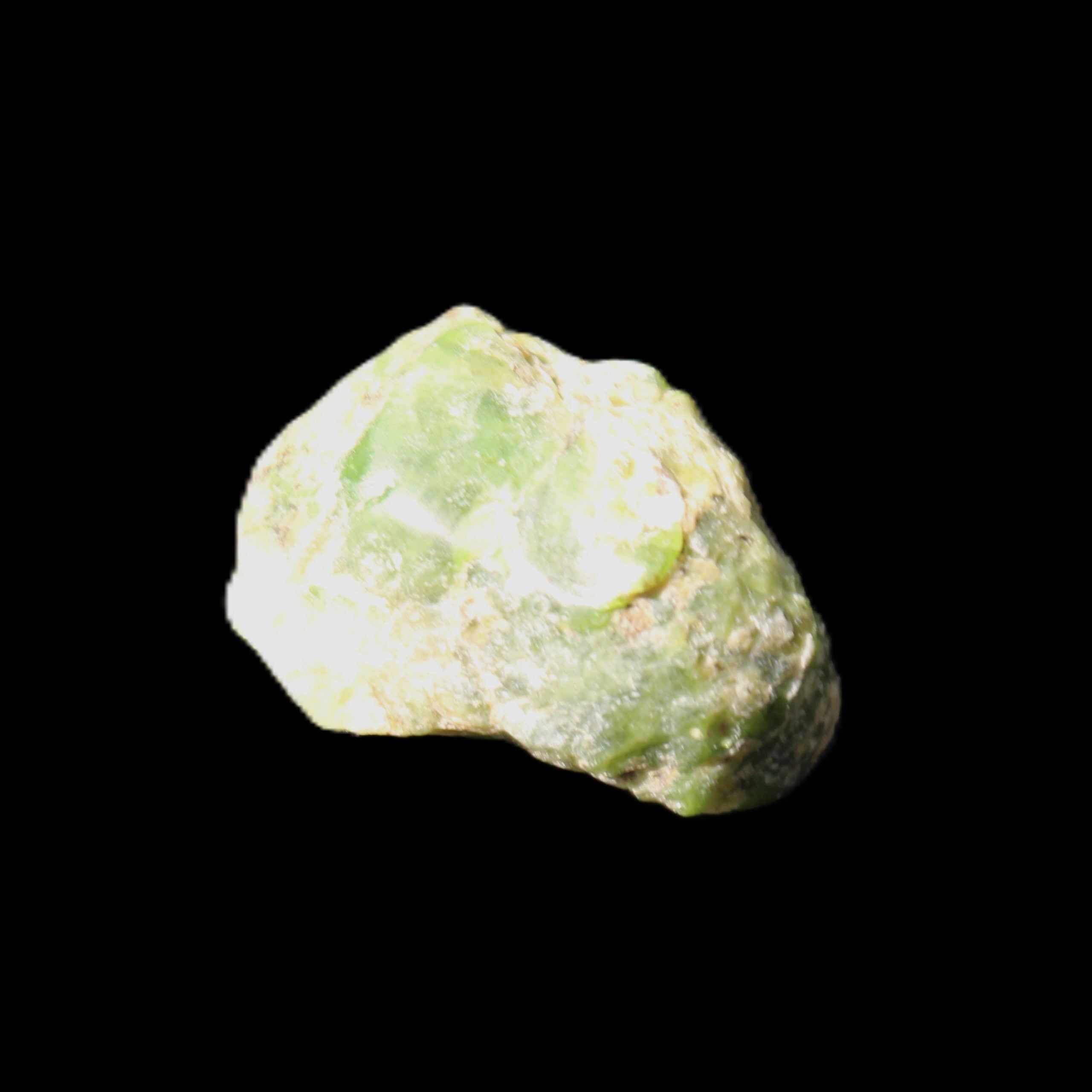 Green Garnet from Pakistan 26*20*14mm crystal 14.4g in sunlight - Rocks and Things Store