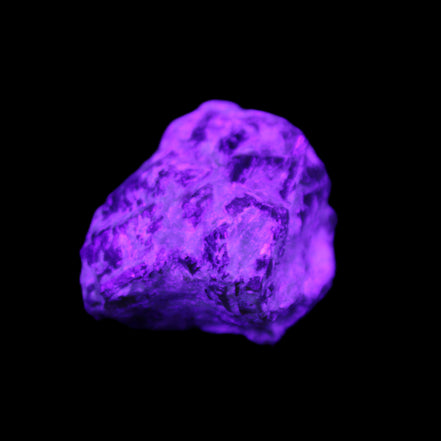 Green Garnet from Pakistan 30*22*16mm crystal 20g in UV light - Rocks and Things Store