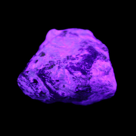 Green Garnet from Pakistan 30*22*16mm crystal 20g in UV light - Rocks and Things Store