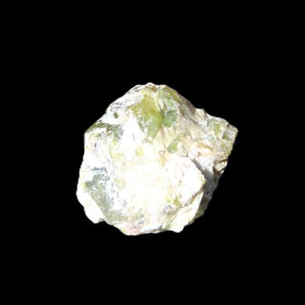 Green Garnet from Pakistan 30*22*16mm crystal 20g in sunlight - Rocks and Things Store
