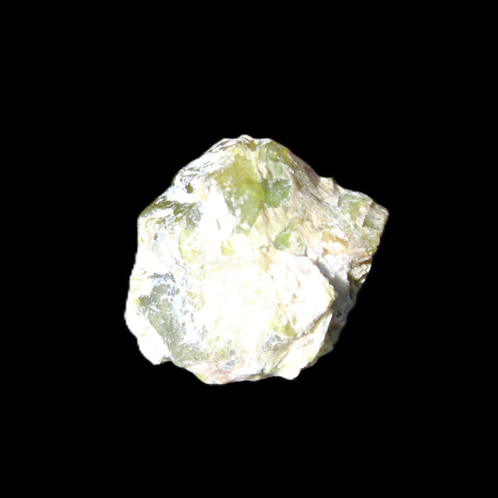 Green Garnet from Pakistan 30*22*16mm crystal 20g in sunlight - Rocks and Things Store