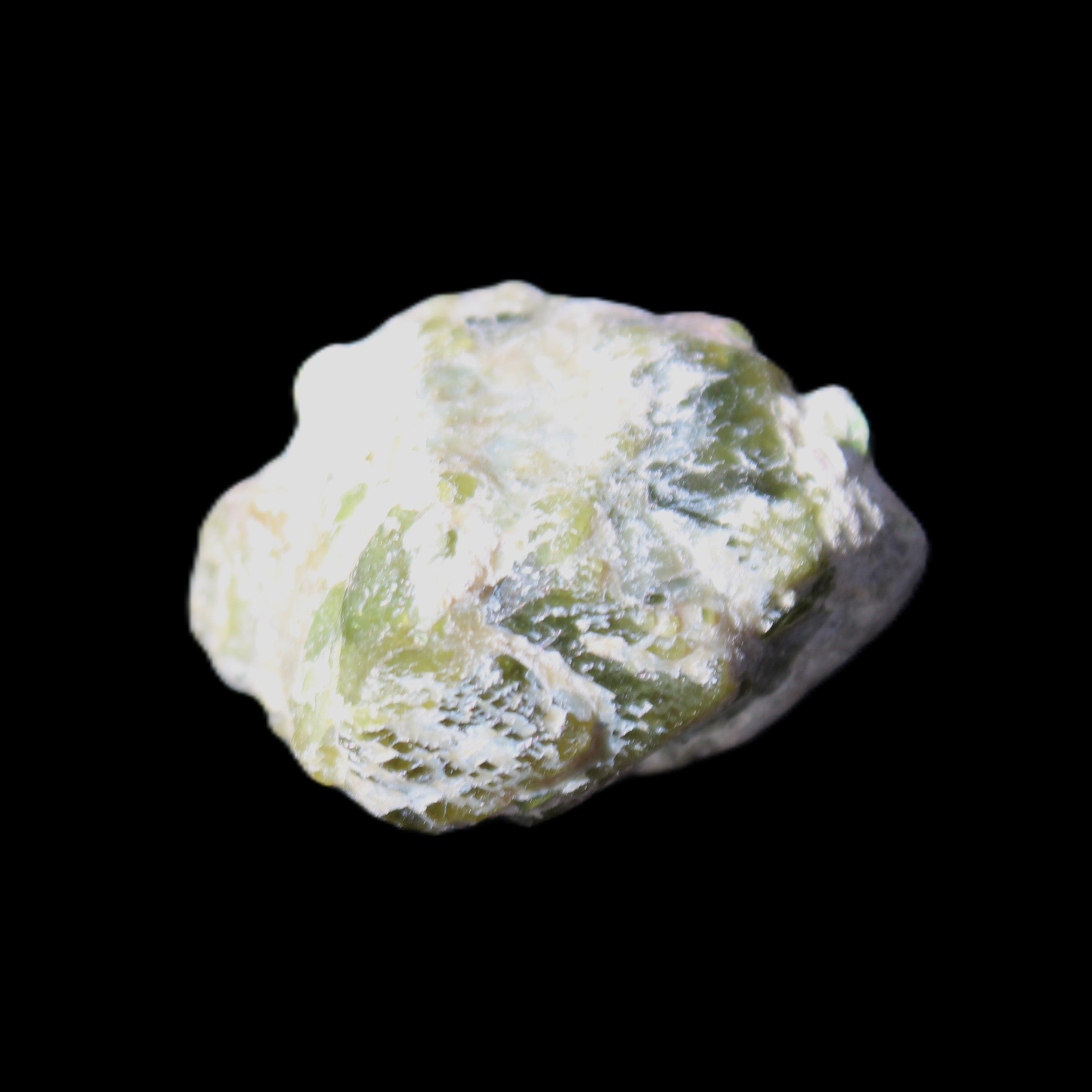 Green Garnet from Pakistan 30*22*16mm crystal 20g in sunlight - Rocks and Things Store