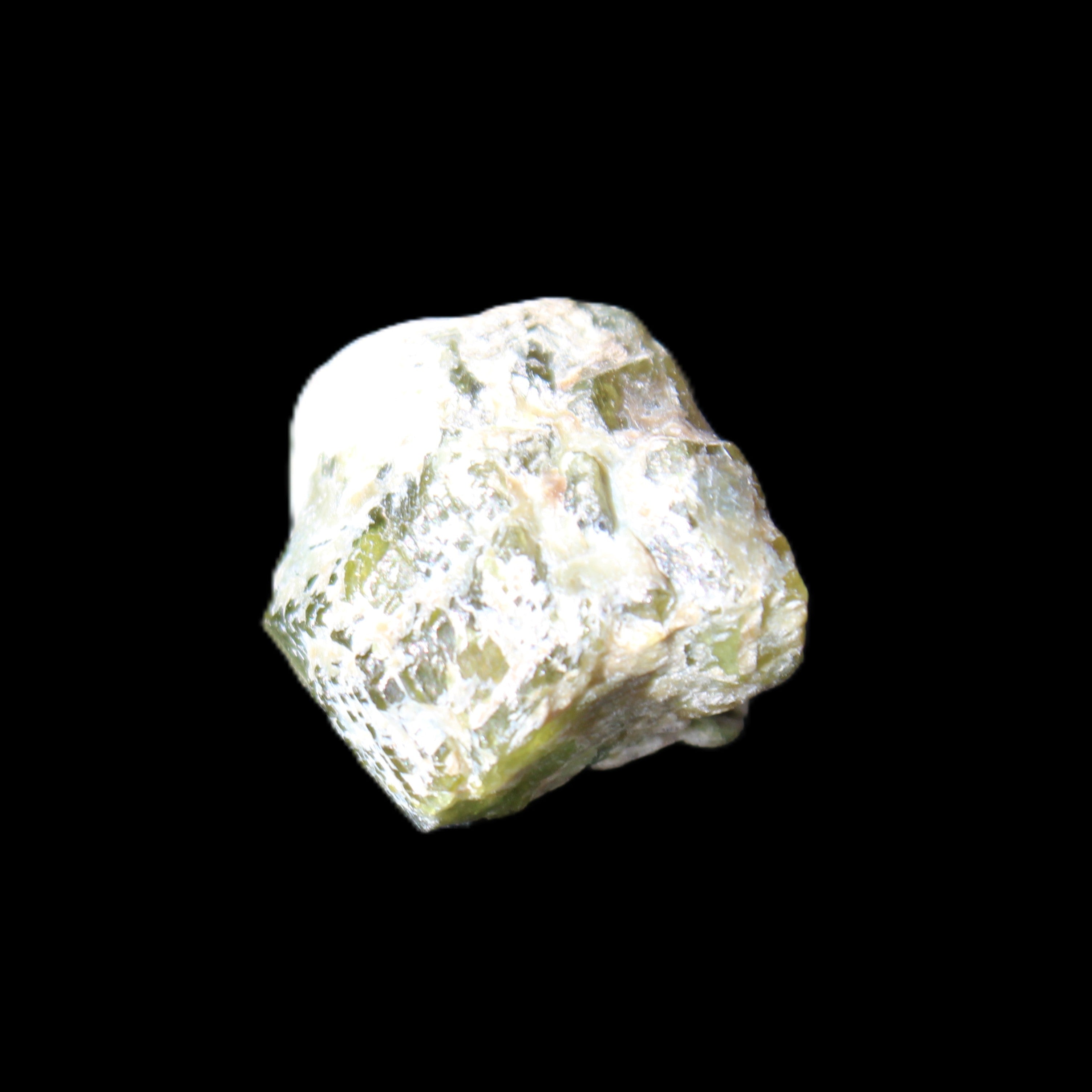 Green Garnet from Pakistan 30*22*16mm crystal 20g in sunlight - Rocks and Things Store