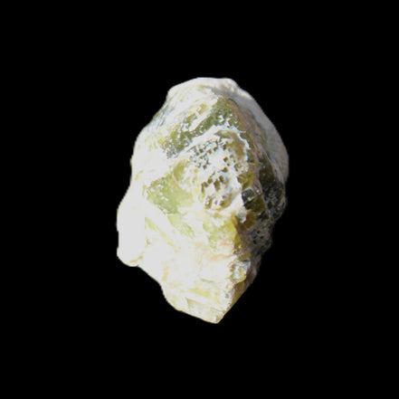 Green Garnet from Pakistan 30*22*16mm crystal 20g in sunlight - Rocks and Things Store