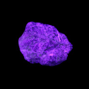 Green Garnet from Pakistan 20*22*15mm crystal 14.6g in UV light - Rocks and Things Store