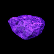 Green Garnet from Pakistan 20*22*15mm crystal 14.6g in UV light - Rocks and Things Store