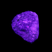 Green Garnet from Pakistan 20*22*15mm crystal 14.6g in UV light - Rocks and Things Store