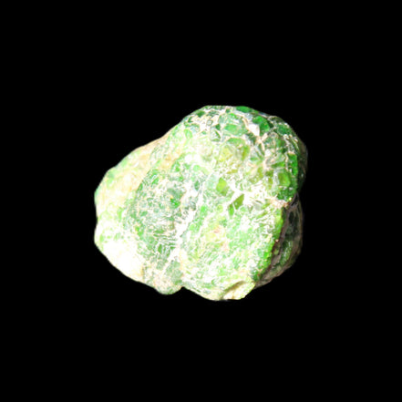 Green Garnet from Pakistan 20*22*15mm crystal 14.6g in sunlight - Rocks and Things Store