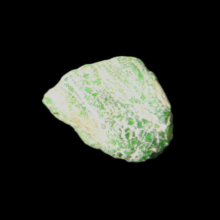 Green Garnet from Pakistan 20*22*15mm crystal 14.6g in sunlight - Rocks and Things Store