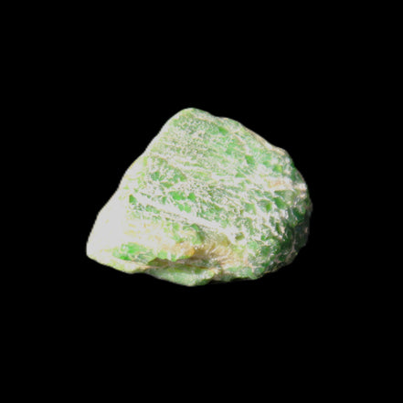 Green Garnet from Pakistan 20*22*15mm crystal 14.6g in sunlight - Rocks and Things Store