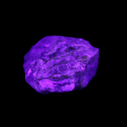 Green Garnet from Pakistan 22*20*11mm crystal 14.2g in UV light - Rocks and Things Store