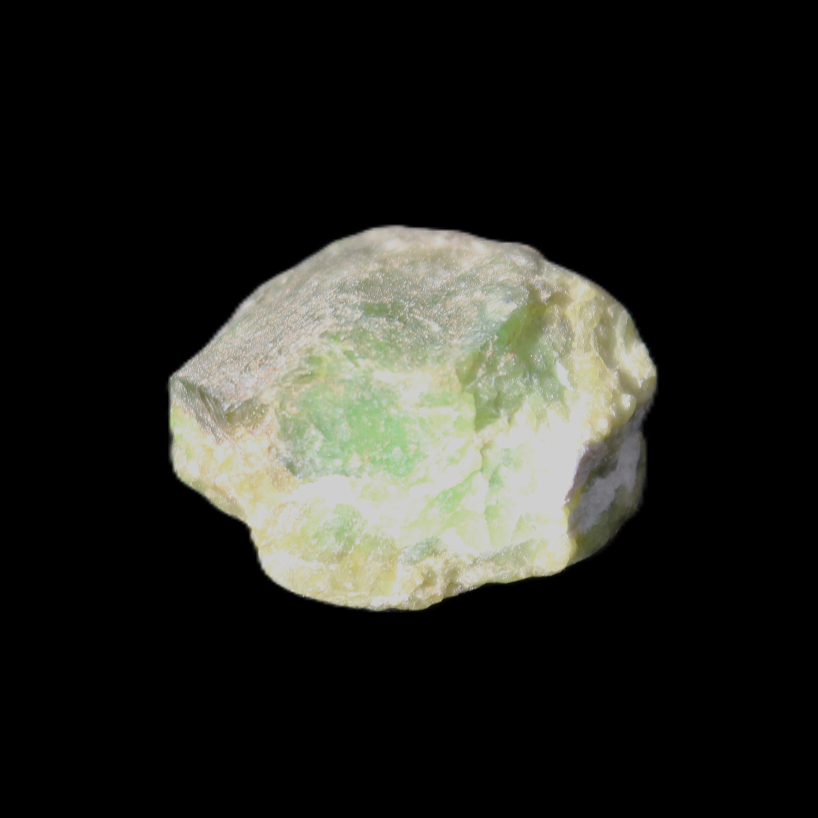 Green Garnet from Pakistan 22*20*11mm crystal 14.2g in sunlight - Rocks and Things Store