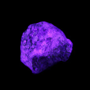 Green Garnet from Pakistan 19*21*14mm crystal 13.3g in UV light - Rocks and Things Store