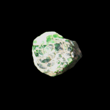 Green Garnet from Pakistan 19*21*14mm crystal 13.3g in sunlight - Rocks and Things Store