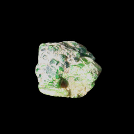 Green Garnet from Pakistan 19*21*14mm crystal 13.3g in sunlight - Rocks and Things Store
