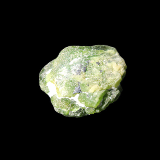Green Garnet from Pakistan 22*18*11mm crystal 11.6g in sunlight - Rocks and Things Store