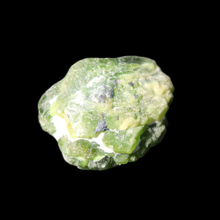 Green Garnet from Pakistan 22*18*11mm crystal 11.6g in sunlight - Rocks and Things Store