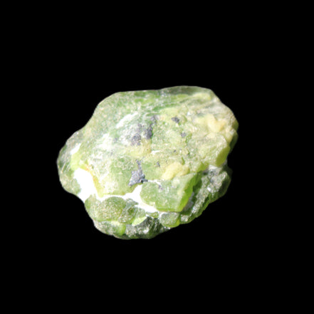 Green Garnet from Pakistan 22*18*11mm crystal 11.6g in sunlight - Rocks and Things Store
