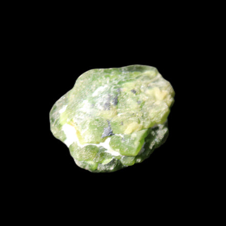 Green Garnet from Pakistan 22*18*11mm crystal 11.6g in sunlight - Rocks and Things Store