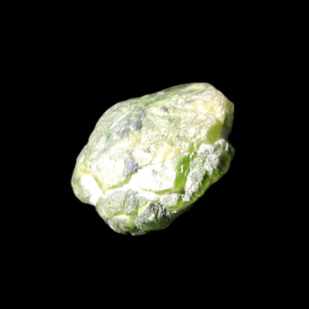Green Garnet from Pakistan 22*18*11mm crystal 11.6g in sunlight - Rocks and Things Store