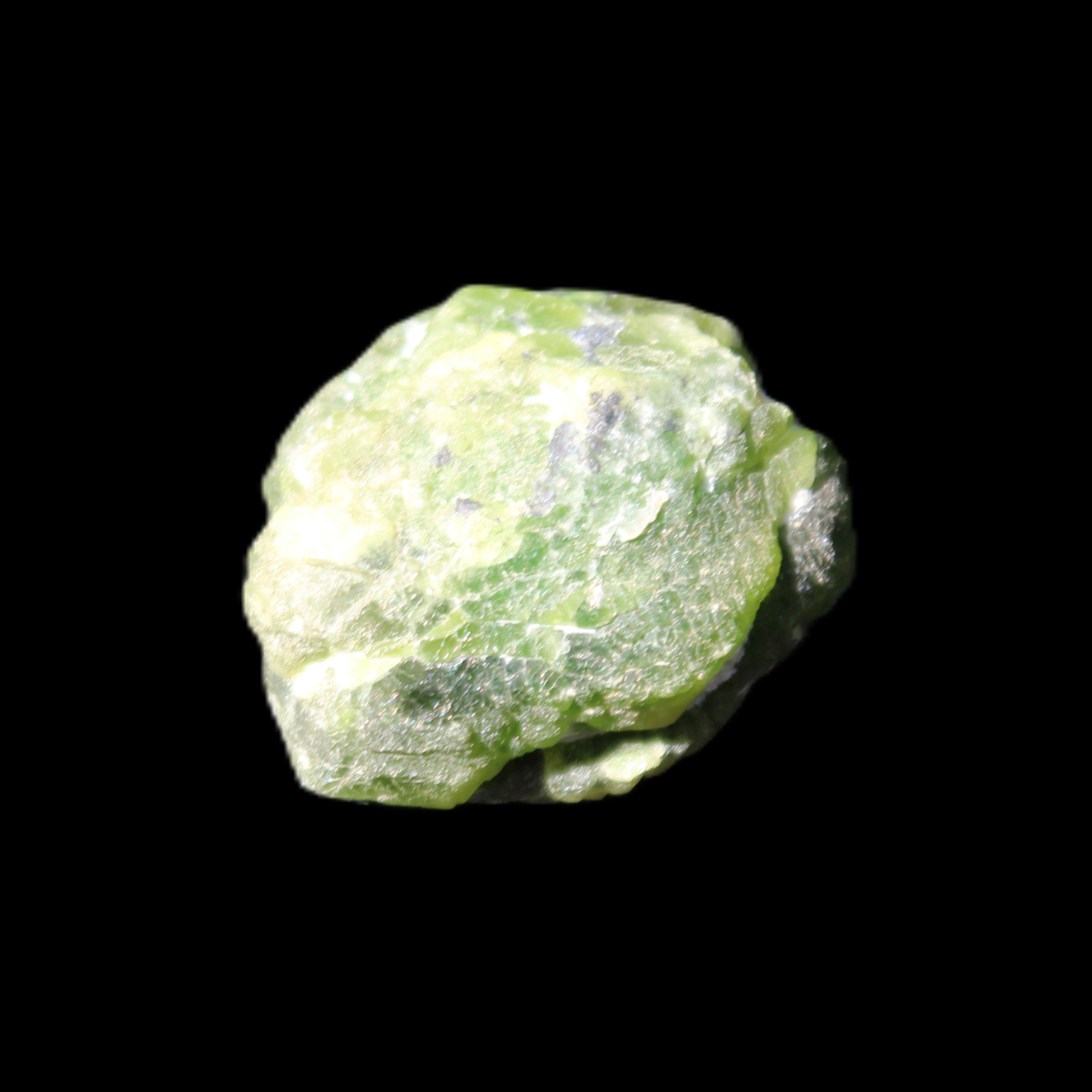 Green Garnet from Pakistan 22*18*11mm crystal 11.6g in sunlight - Rocks and Things Store