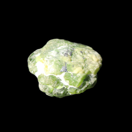 Green Garnet from Pakistan 22*18*11mm crystal 11.6g in sunlight - Rocks and Things Store