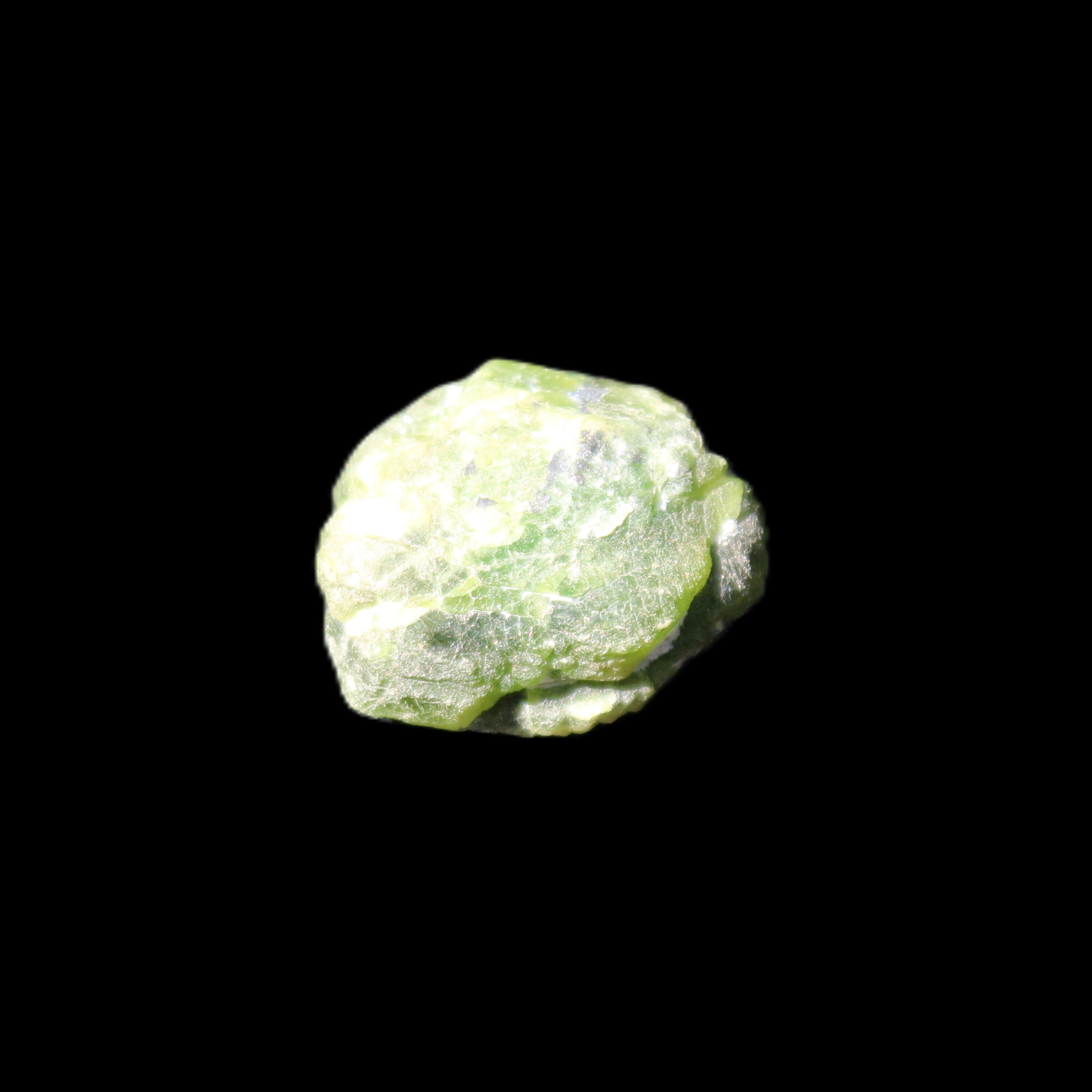 Green Garnet from Pakistan 22*18*11mm crystal 11.6g in sunlight - Rocks and Things Store