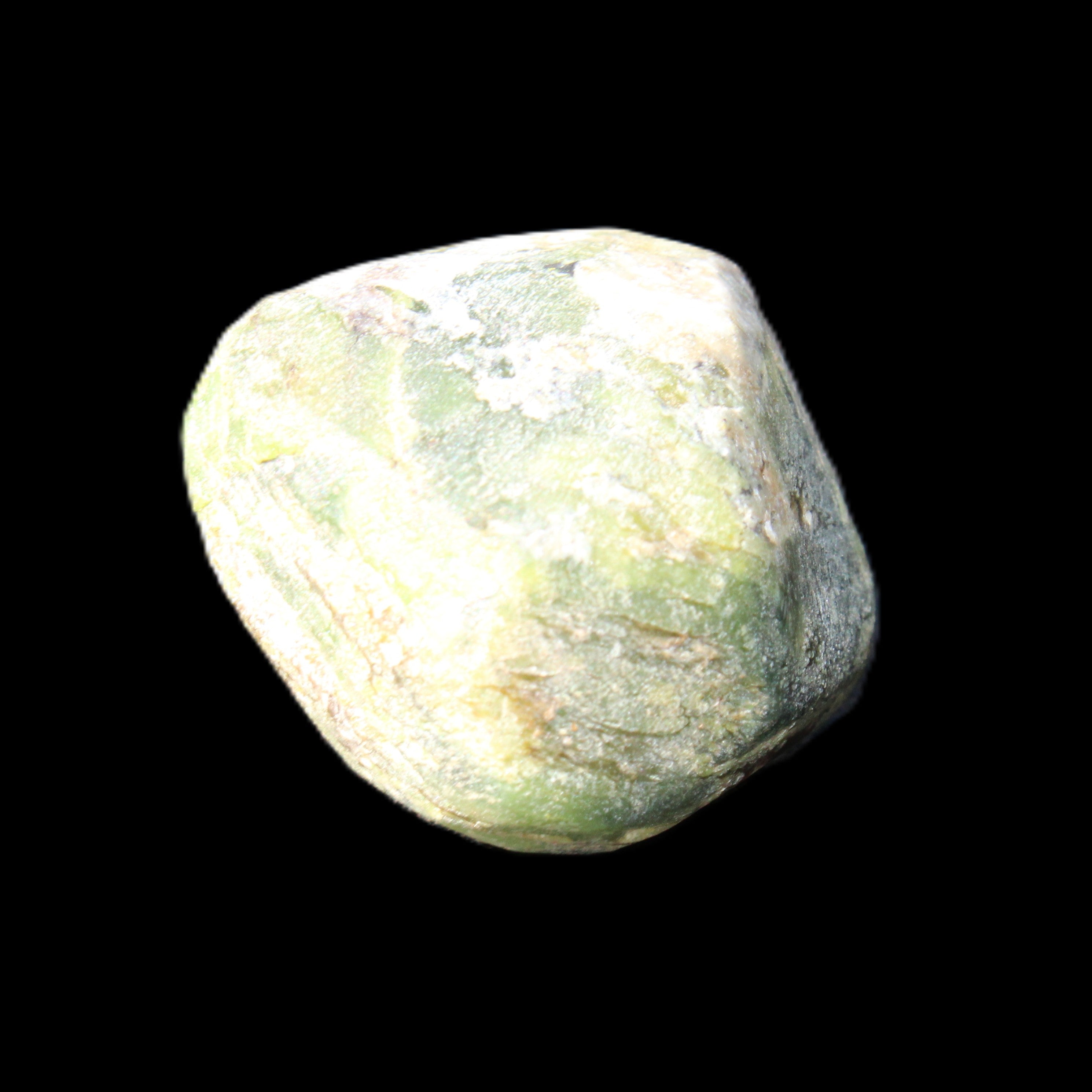 Green Garnet from Pakistan 20*14mm crystal 13.3g in sunlight - Rocks and Things Store
