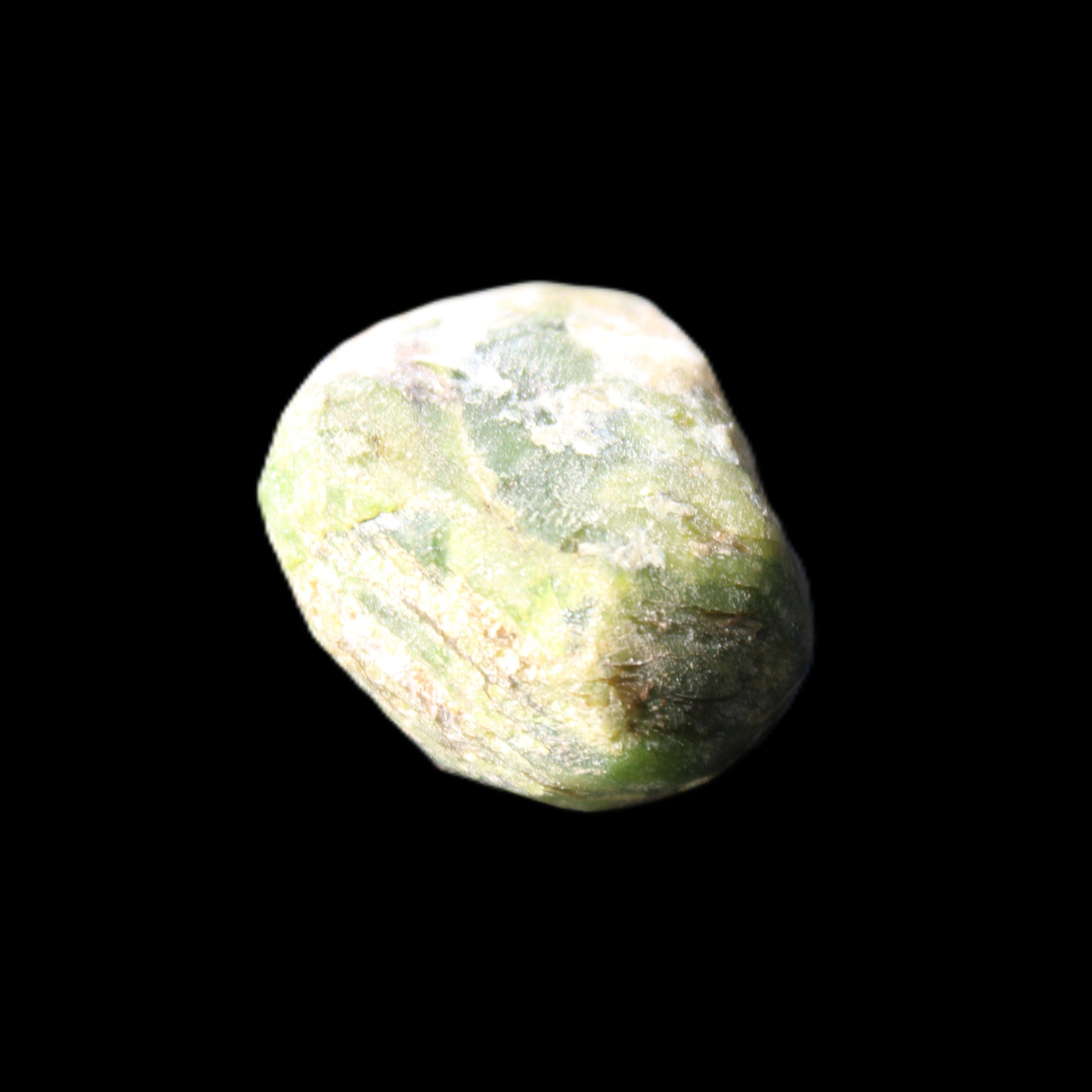 Green Garnet from Pakistan 20*14mm crystal 13.3g in sunlight - Rocks and Things Store