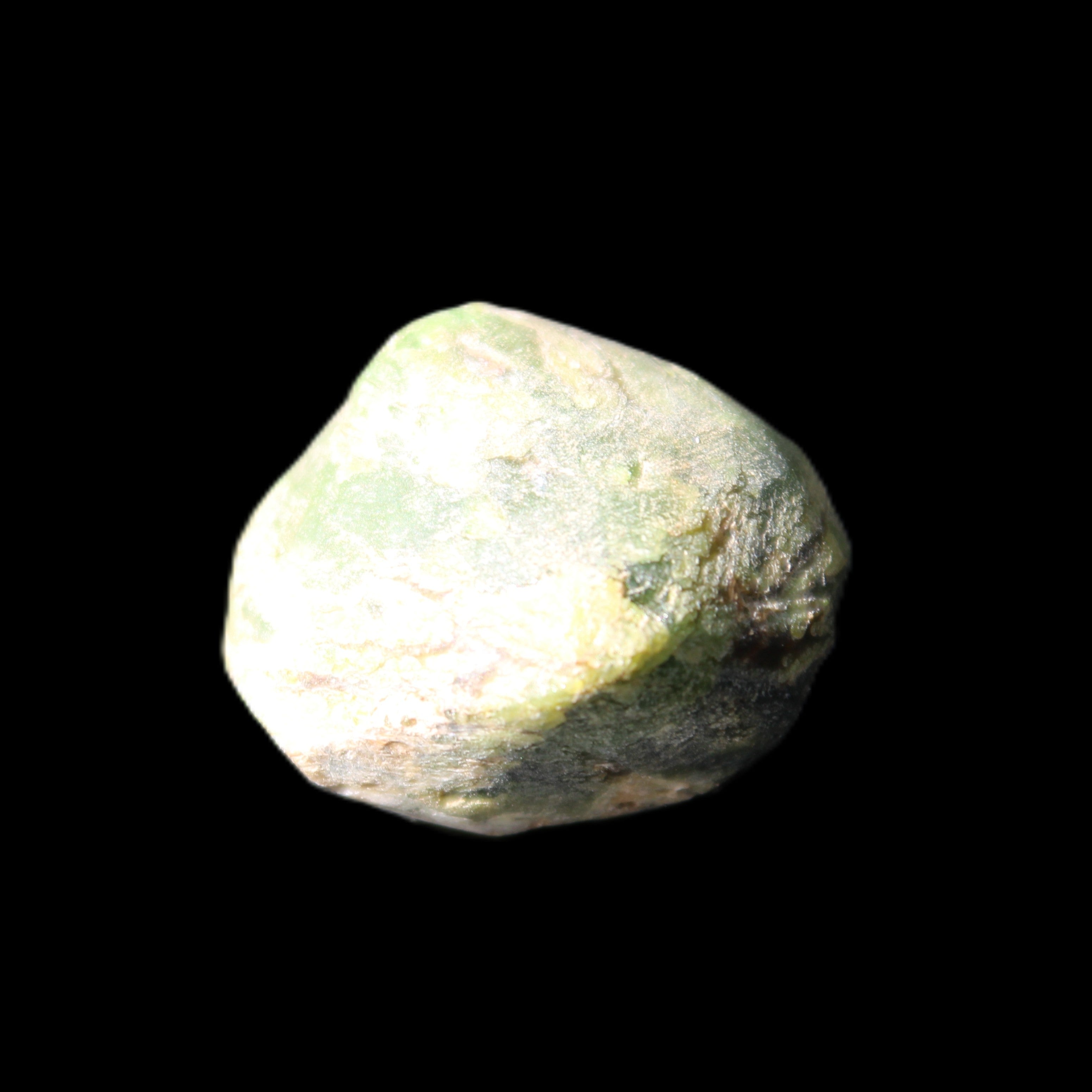 Green Garnet from Pakistan 20*14mm crystal 13.3g in sunlight - Rocks and Things Store