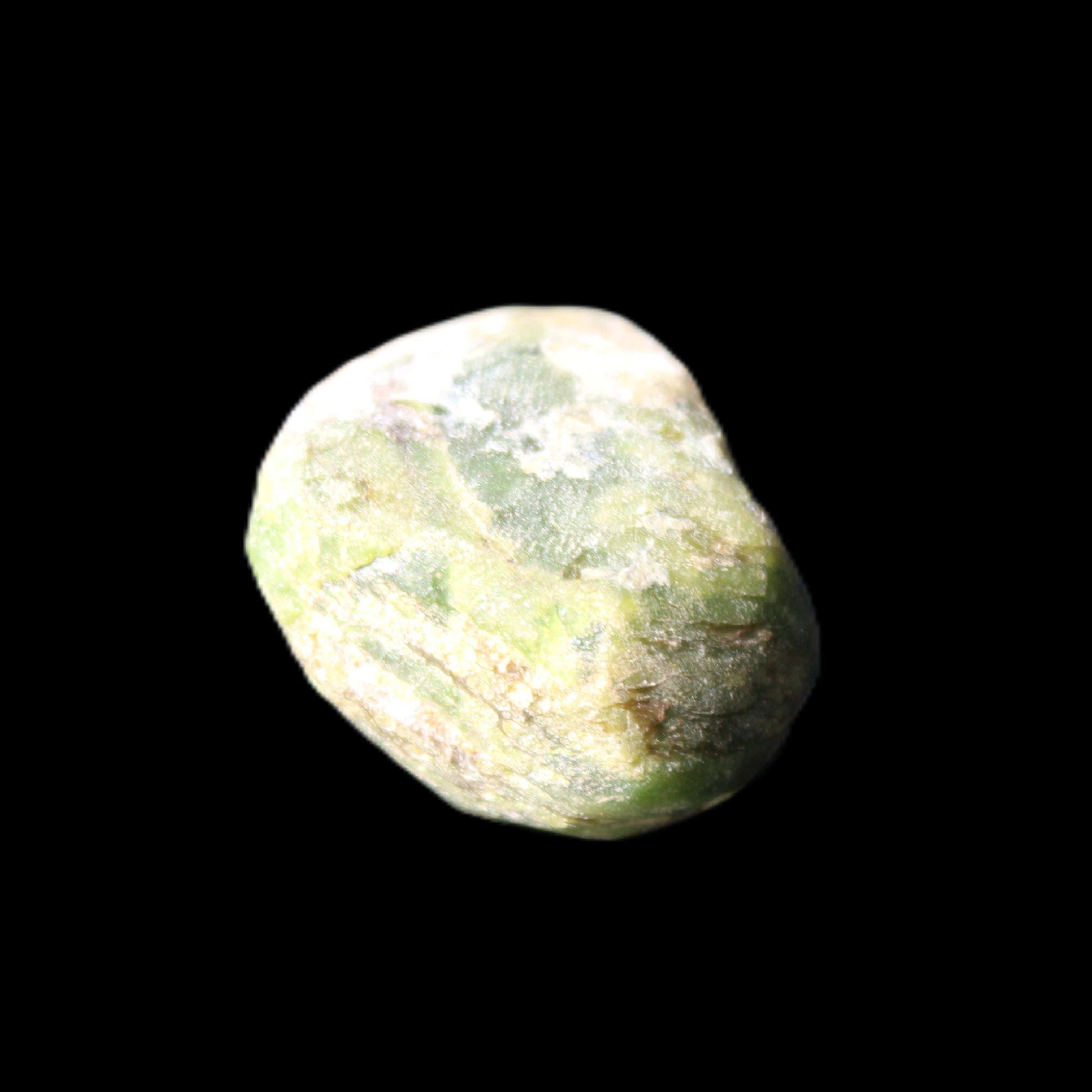 Green Garnet from Pakistan 20*14mm crystal 13.3g in sunlight - Rocks and Things Store